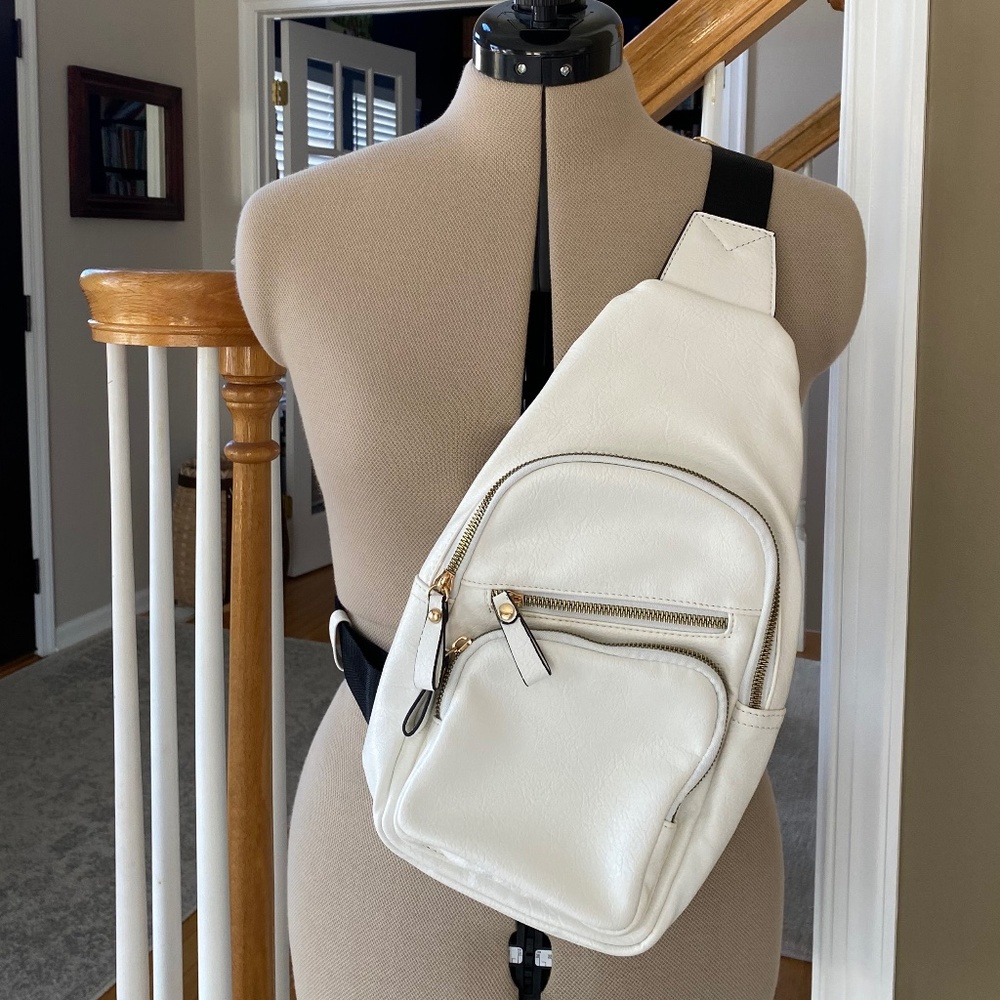 White crossbody bag